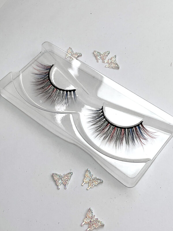 Multi Colour 1 False Lashes - Image 2