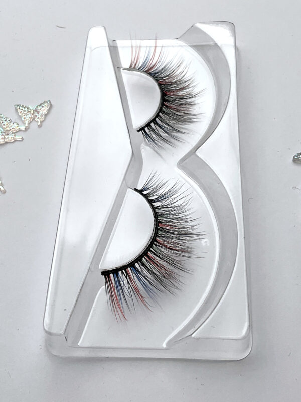 Multi Colour 1 False Lashes - Image 4