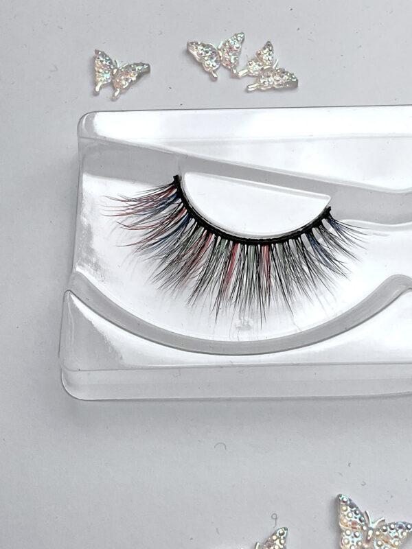 Multi Colour 1 False Lashes - Image 3