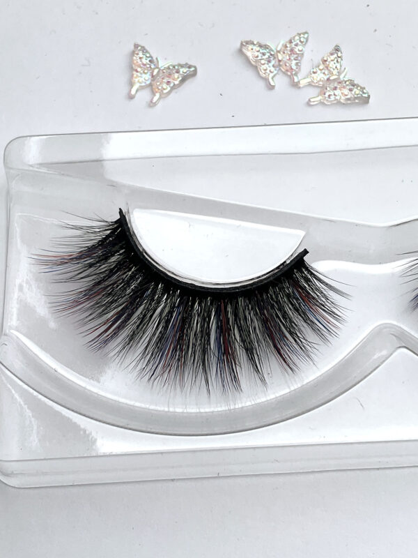 Multi Colour 3 False Lashes - Image 3