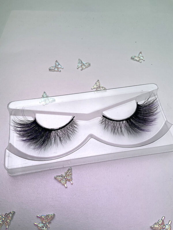 Nadine Black and Purple False Lashes