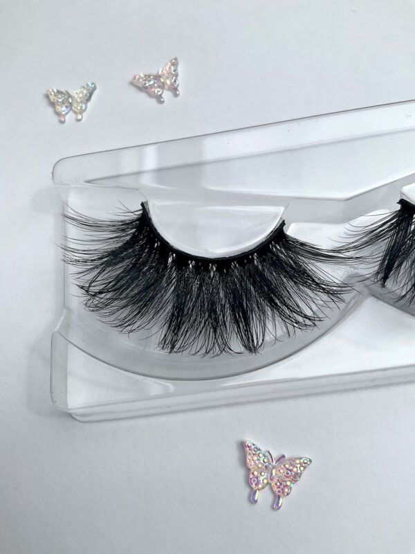 New Cara Black False Lashes Eyelashes 20mm - Image 3