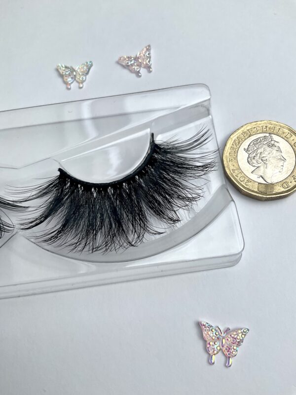 New Cara Black False Lashes Eyelashes 20mm - Image 5