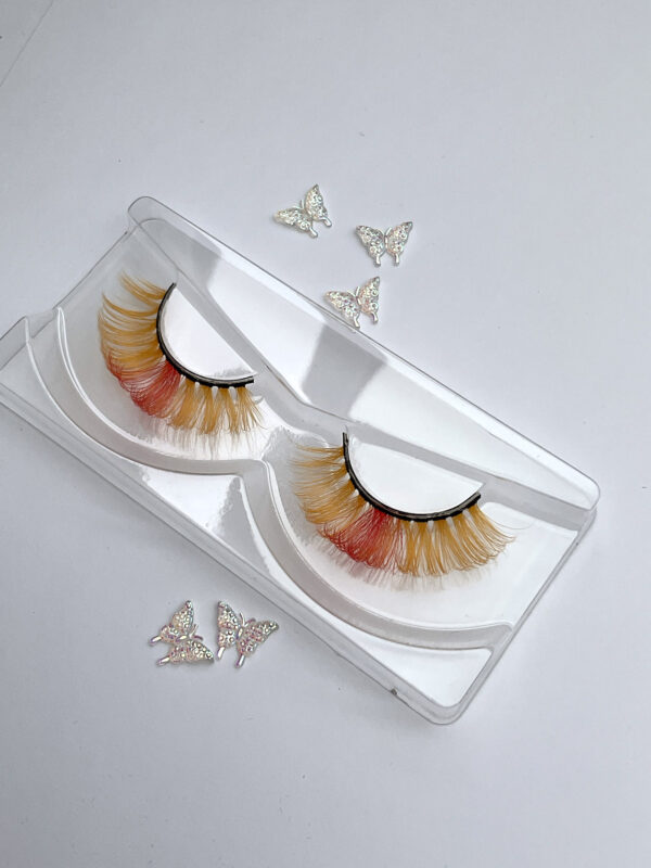 Diamond Pearl Festival Lash in Orange - Image 2