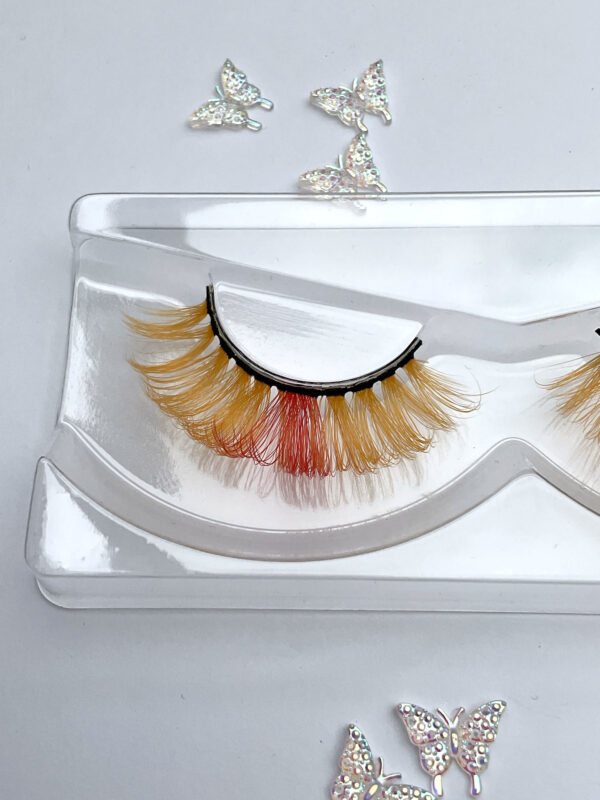 Diamond Pearl Festival Lash in Orange - Image 3