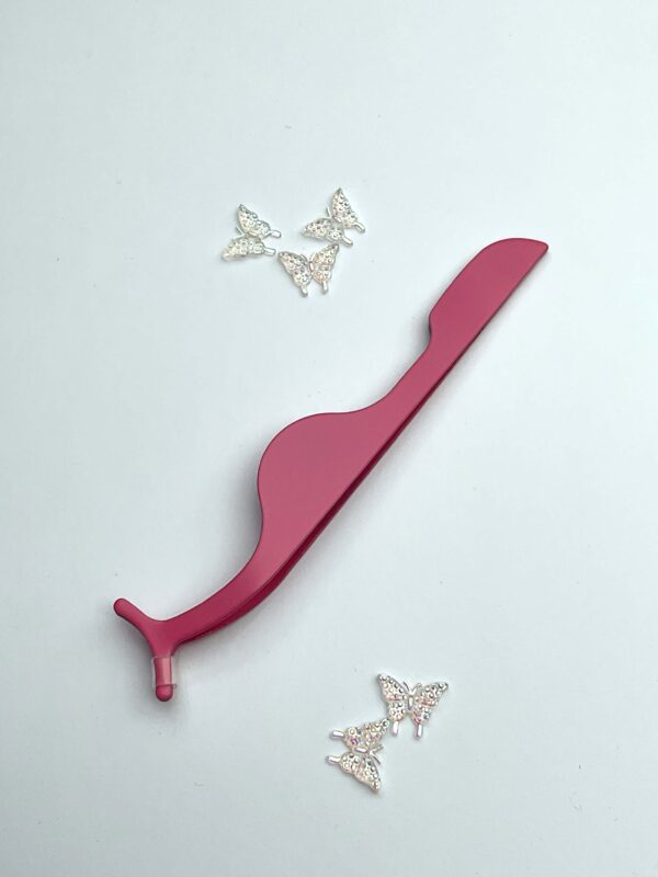 False Lash Applicator Tool - Flamingo Pink - Image 2